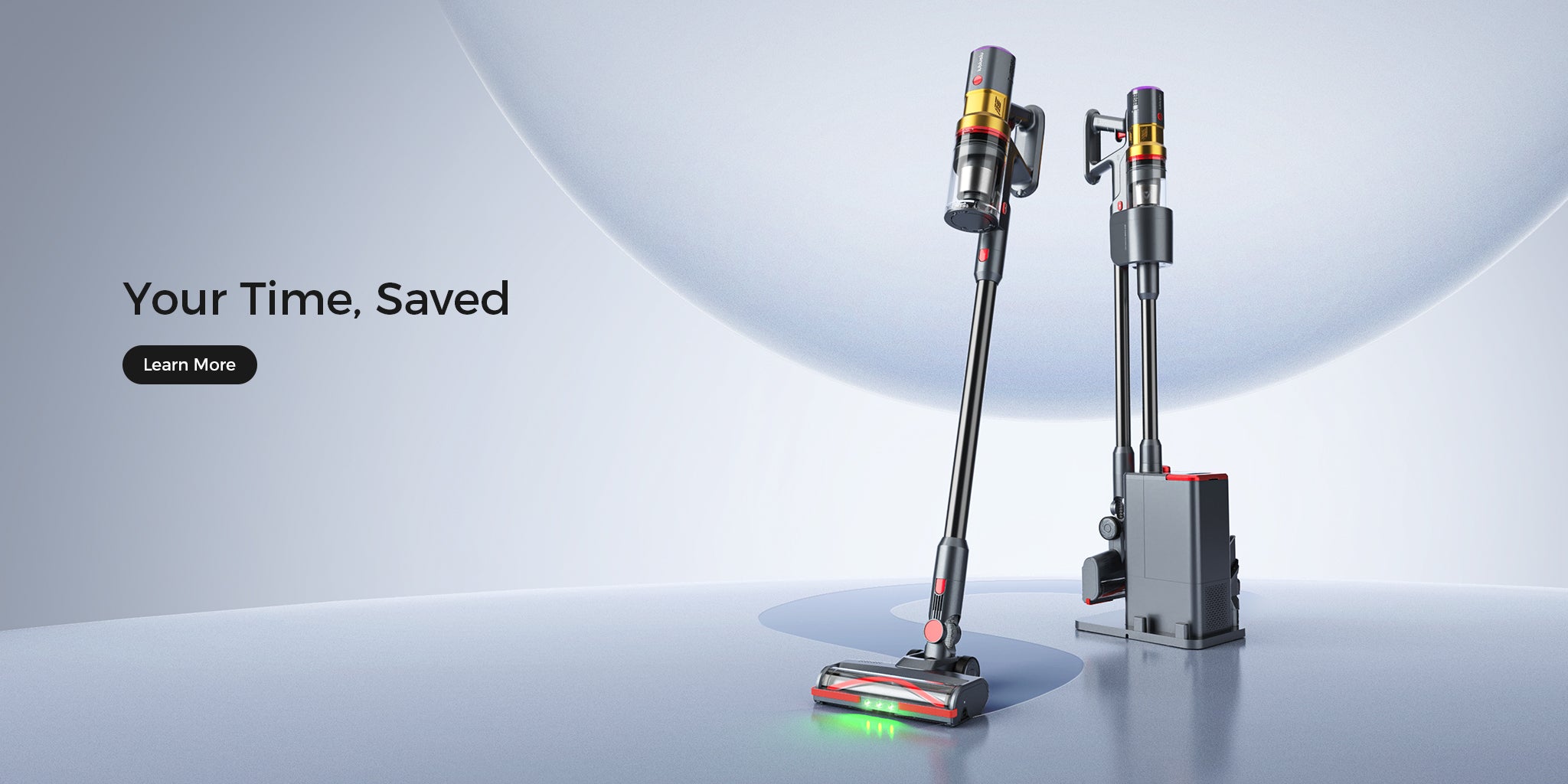 lubluelu 202 - Self-Standing Cordless Vacuum Cleaner with powerful suction 25KPa