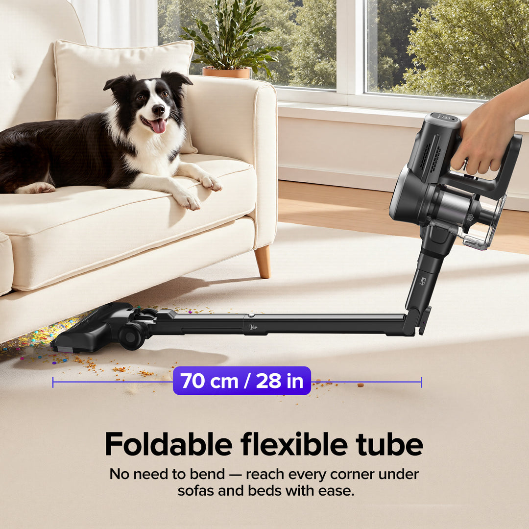 lubluelu 206 - Foldable Flexible Tube Cordless Vacuum Cleaner with powerful suction 35KPa
