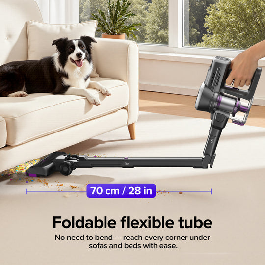 lubluelu 206 - Foldable Flexible Tube Cordless Vacuum Cleaner with powerful suction 35KPa