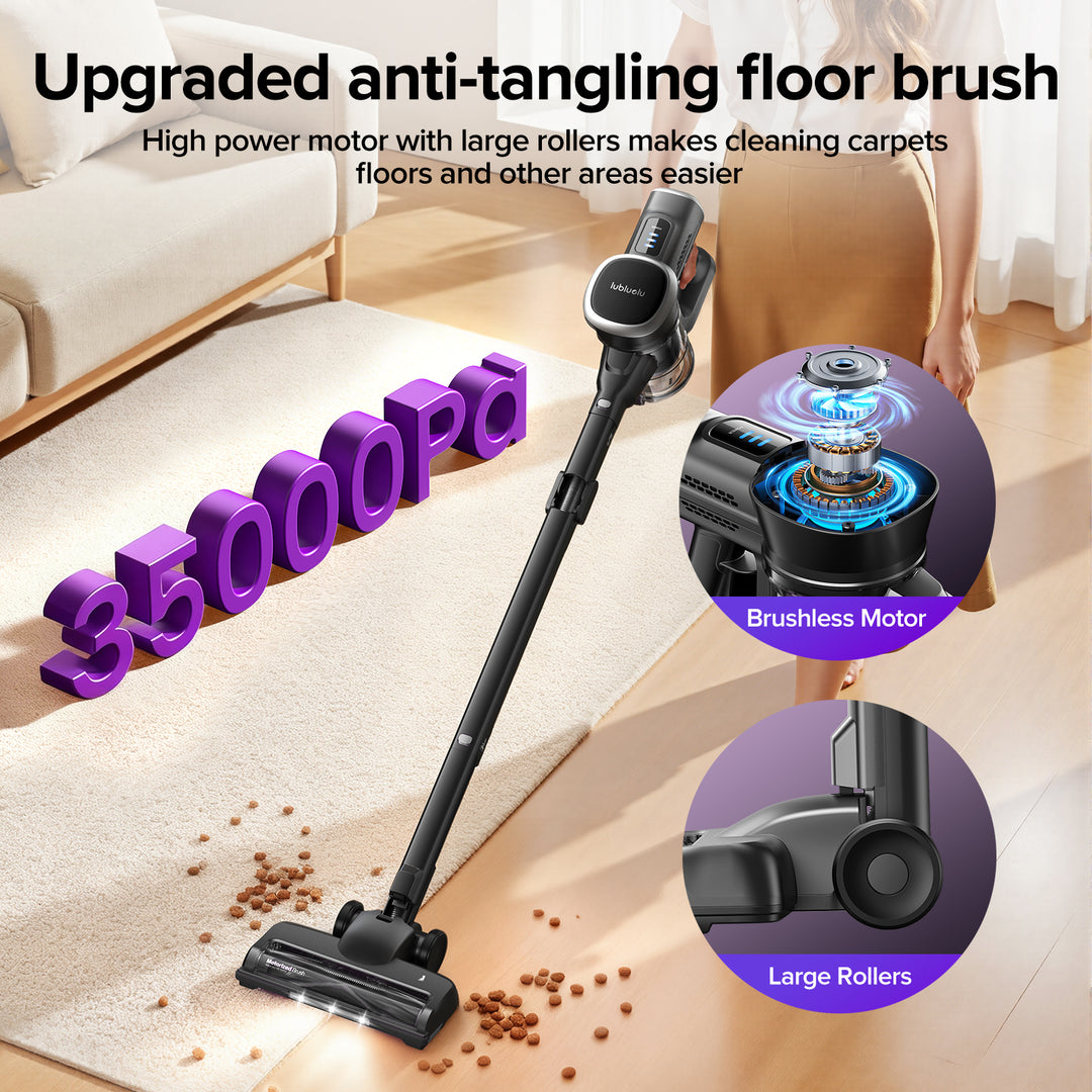 lubluelu 206 - Foldable Flexible Tube Cordless Vacuum Cleaner with powerful suction 35KPa