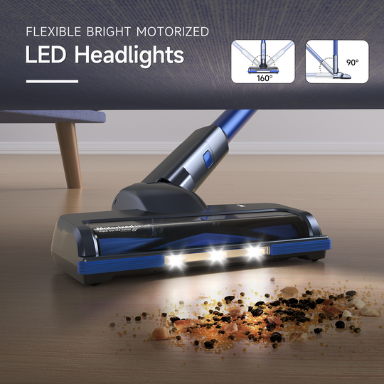 Flexible Bright Motorized LED Headlights  lubluelu 202 cordless vacuum for whole-home cleaning
