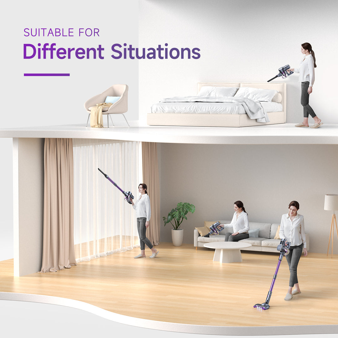  lubluelu 202 cordless vacuum suitable for different situations