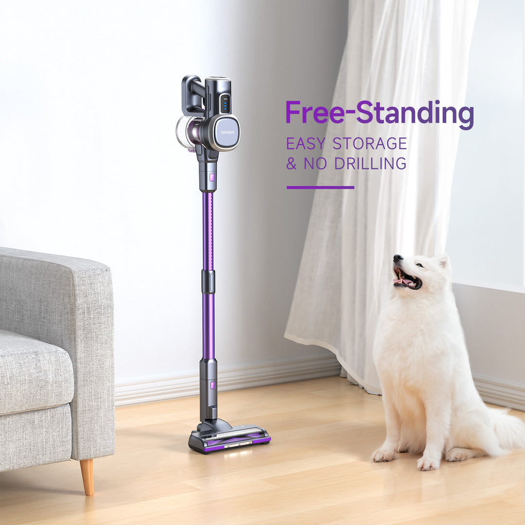 Lightweight Free-standing Easy Storage & No Drilling lubluelu 202 cordless vacuum for whole-home cleaning
