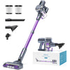 lubluelu 202 self-standing rechargeable cordless vacuum cleaner with ultra powerful suction