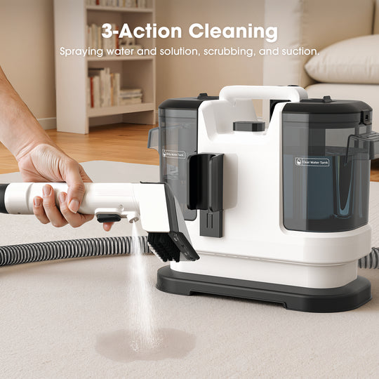 lubluelu V6 Φορητός καθαριστής χαλιών και ταπετσαριών