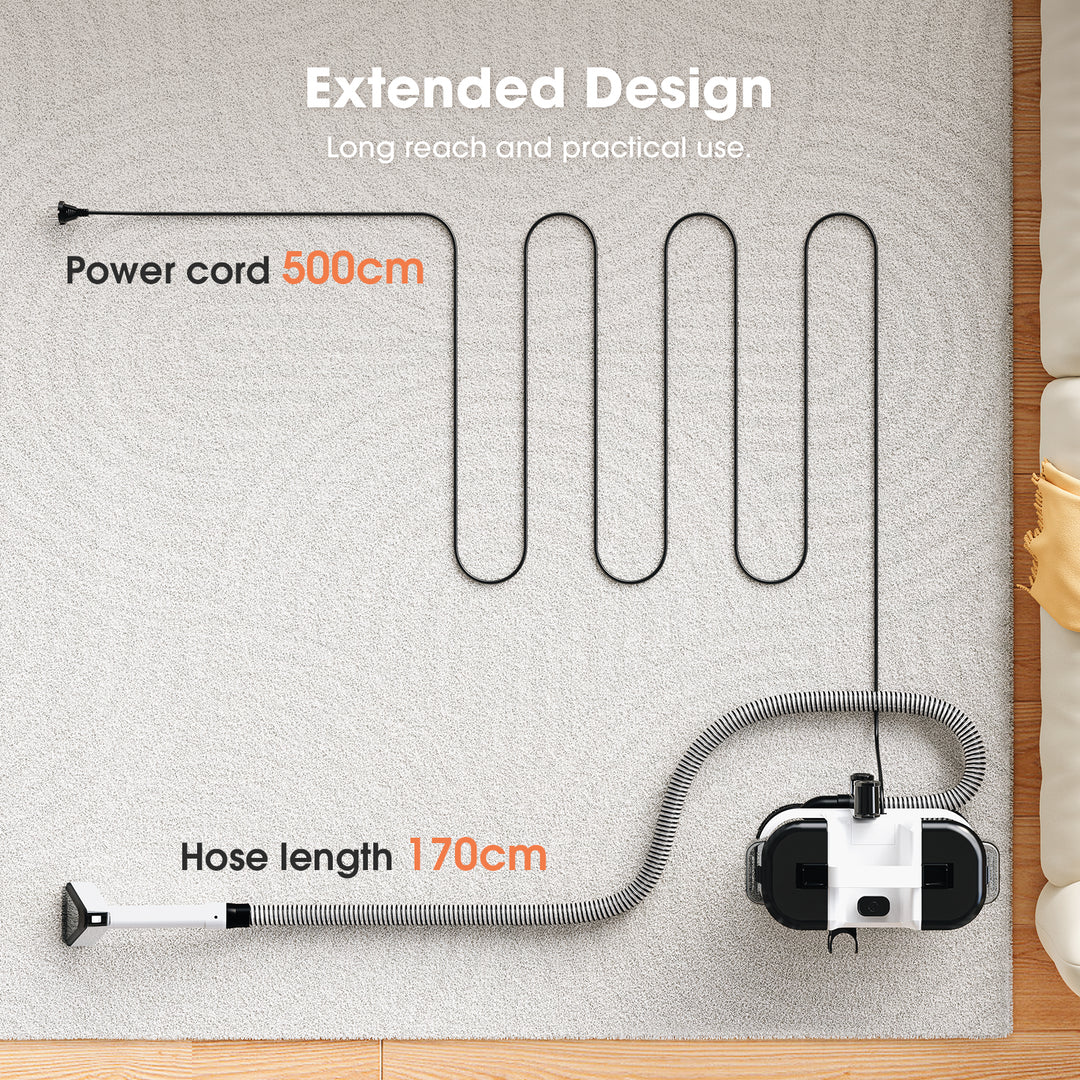lubluelu V6 Φορητός καθαριστής χαλιών και ταπετσαριών