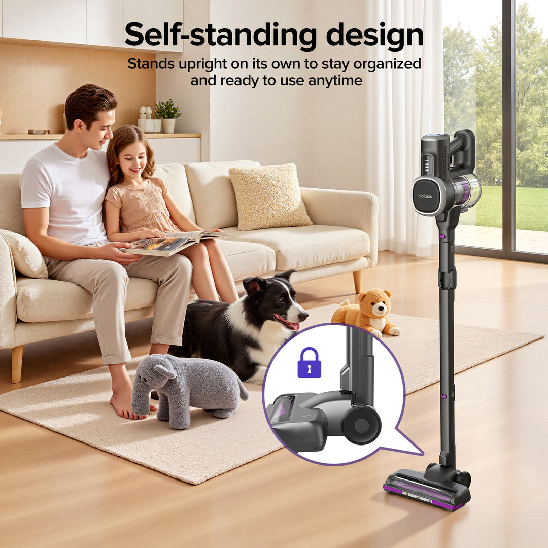 lubluelu 206 - Foldable Flexible Tube Cordless Vacuum Cleaner with powerful suction 35KPa