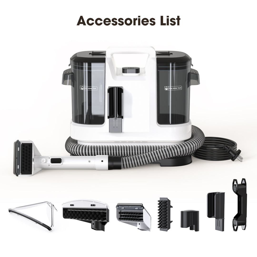 lubluelu V6 Φορητός καθαριστής χαλιών και ταπετσαριών