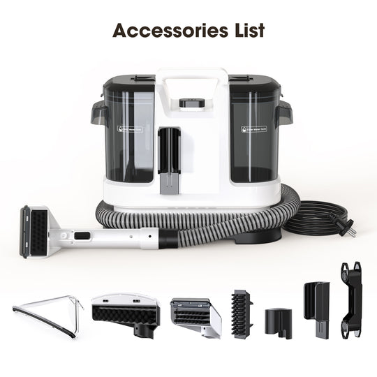 lubluelu V6 Φορητός καθαριστής χαλιών και ταπετσαριών