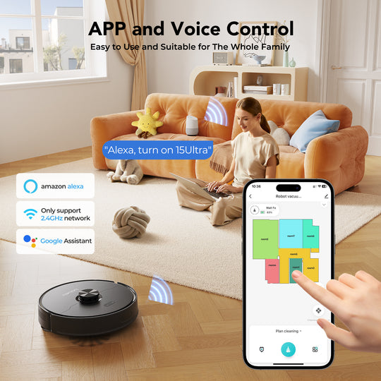 APP and Voice Control Easy to Use and Suitable for The Whole Family