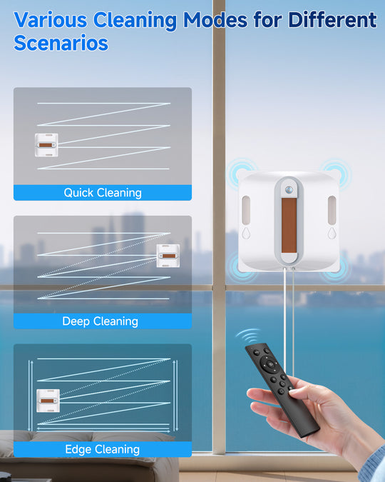 Various Cleaning modes for different Scenarios