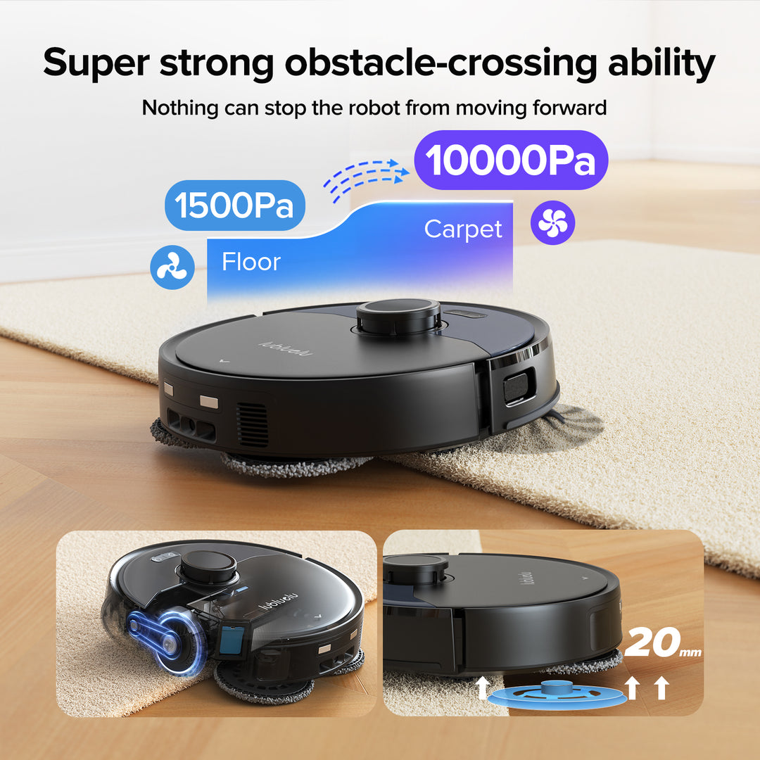 Super strong obstacle-crossing ability
Nothing can stop the robot from moving forward
