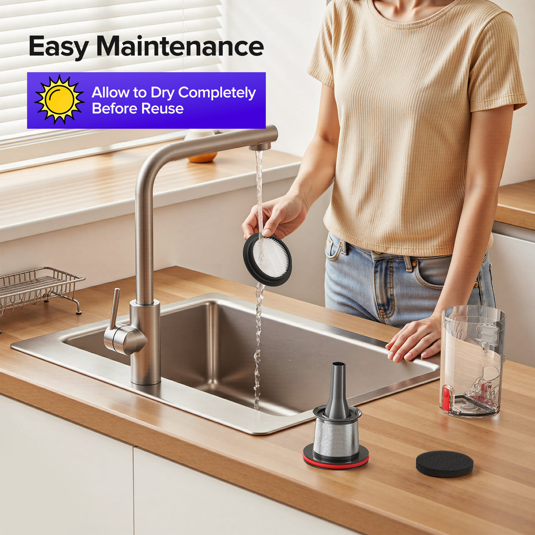 Easy Maintenance，Allow to Dry Completely Before Reuse