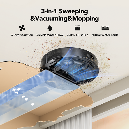 lubluelu L15 Max - L15 Ultra Robot Vacuum with 3L Automatic Suction Station