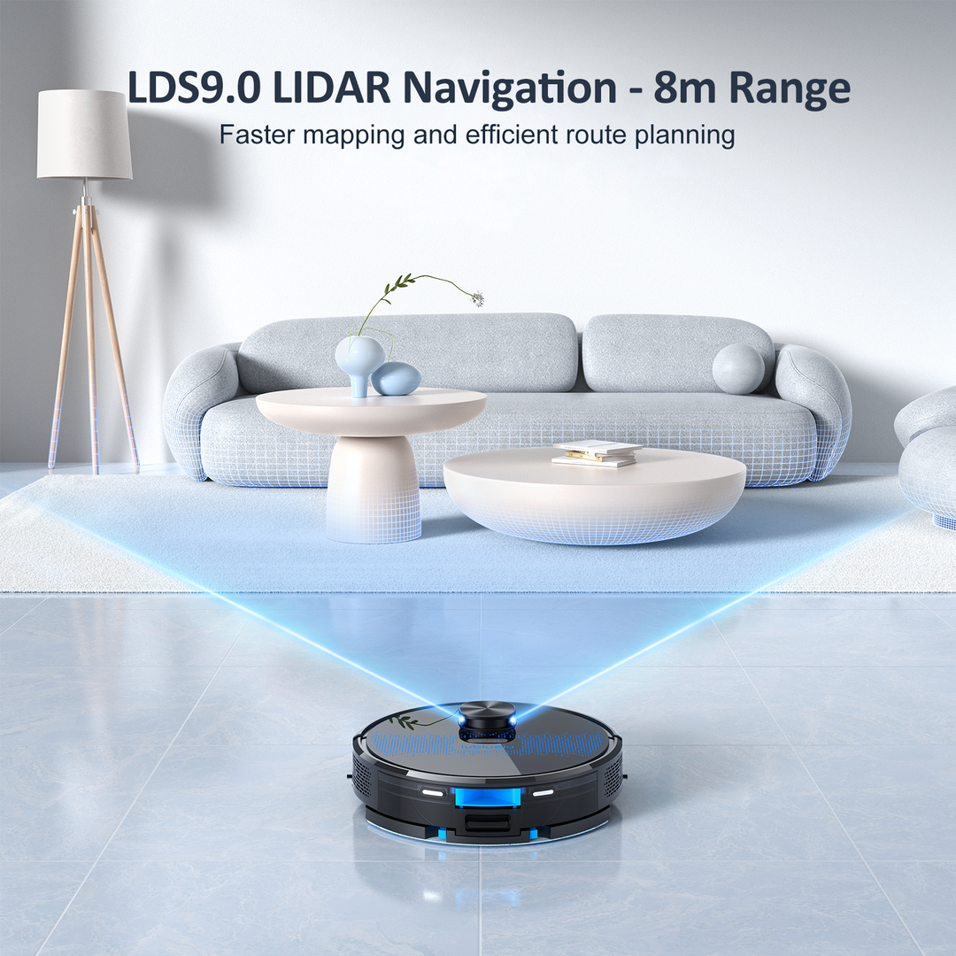 lubluelu SL60D 4000Pa LIDAR Navigation Robotic Vacuum